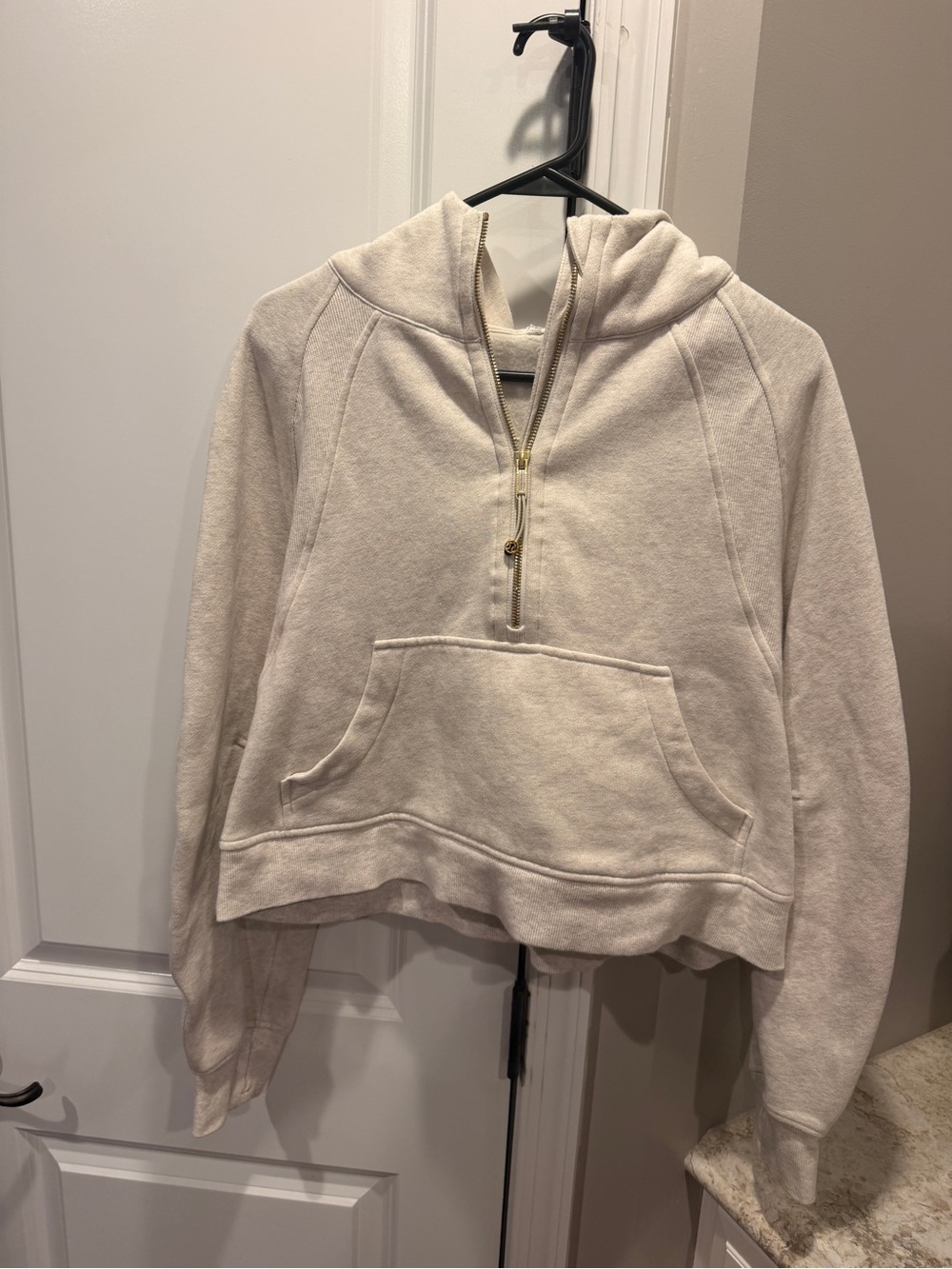 Lululemon Oversized 1/2 Zip Scuba Hoodie M/L